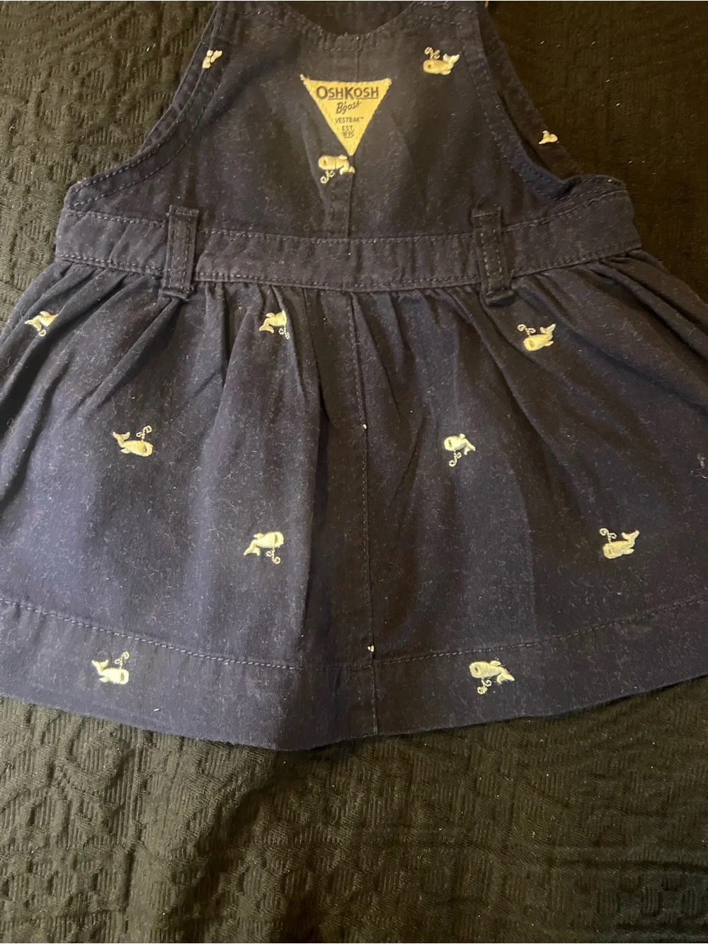 Bundle (2) OshKosh B'gosh Toddler Girls Overalls  Shorts and Dress Set
